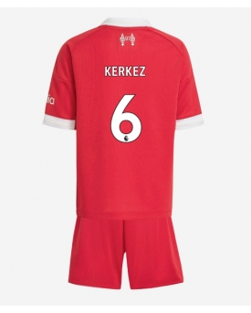 Liverpool Milos Kerkez #6 Maglia Gara Casa Repliche 2025-26 Bambino Maniche Corte